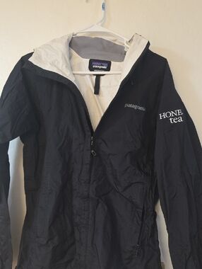 Patagonia Black Waterproof Jacket and Hood